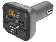 Transmitery FM - Transmiter FM HAMA 14164 Bluetooth Szary - miniaturka - grafika 1