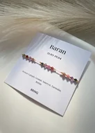 Bransoletki - Bransoletka znak zodiaku Baran pozłacane kulki - miniaturka - grafika 1