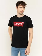 Koszulki męskie - Levi's T-Shirt Housemark Tee 17783-0137 Czarny Regular Fit - miniaturka - grafika 1