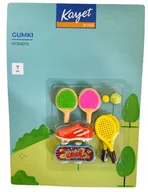 Gumki biurowe - Kayet Gumki Do Ścierania 7 Szt. Sport 605 - miniaturka - grafika 1