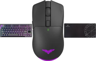 Klawiatura PREYON Klawiatura PREYON SILENT CLAW TKL Brown + Mysz PREYON Owl Wireless + Podkładka PREYON Falcon Speed XL - Myszki - miniaturka - grafika 1