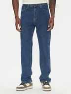 Spodnie męskie - DC Jeansy Worker Straight ADYDP03072 Niebieski Regular Fit - miniaturka - grafika 1