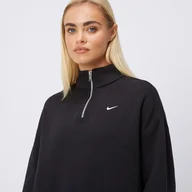 Bluzy damskie - NIKE BLUZA W NSW FLC QZ GLS GYM LIFE - miniaturka - grafika 1