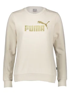 Puma Bluza "Essentials+" w kolorze beżowym - Bluzy damskie - miniaturka - grafika 1