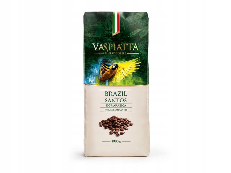 Kawa ziarnista Coffea Arabica Santos Brazylia 1 kg