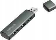 Huby USB - HUB USB LogiLink LogiLink USB 3.2 HUB 3-port, Gen2 mit Aluminiumgehäuse - miniaturka - grafika 1