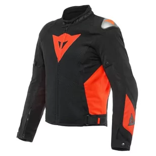 Dainese Energyca Air Tex, kurtka motocyklowa Cordura, męska, czarna/fluo-czerwona, 60 - Odzież motocyklowa - miniaturka - grafika 1