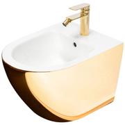 Rea Bidet podwieszany Rea Carlo Mini Gold White