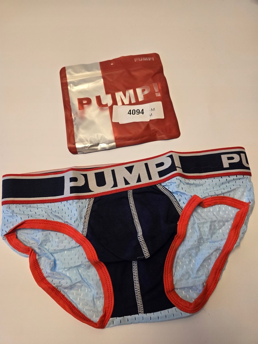 Męska bielizna, slipy marki PUMP rozmiar M, nowe majtki (4094)