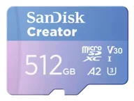 Karty pamięci - SanDisk Creator 512 GB MicroSDXC UHS-I Klasa 10 SDSQXAV-512G-GN6MS - miniaturka - grafika 1