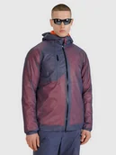 Kurtki męskie - 4F Kurtka 4FPRO wodoodporna membrana 15000 męska - szara 3XL - miniaturka - grafika 1