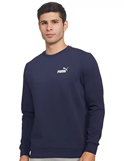 Bluzy męskie - PUMA Męska bluza Ess Small Logo Crew Fl Sweat - grafika 1