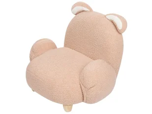 Fotel dziecięcy królik teddy beżowy KANNA - Fotele i pufy dla dzieci - miniaturka - grafika 7