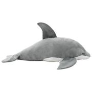 Maskotki i pluszaki - VidaXL Pluszowy delfin przytulanka, szary - miniaturka - grafika 1
