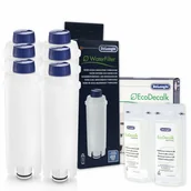 Akcesoria i części do ekspresów do kawy - Zestaw Do Delonghi AL-S002 6szt, Odkamieniacz EcoDecalk 200ml - miniaturka - grafika 1