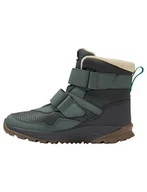 Buty dla chłopców - Jack Wolfskin Chłopięce Unisex dziecięce buty zimowe Polar Bear-B Texapore MID VC K, 28 EU, Mystic Green, 28 EU - miniaturka - grafika 1