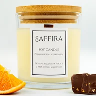 Świece - Świeca sojowa – Pomarańcza z czekoladą - 180ml - miniaturka - grafika 1