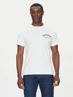 Koszulki męskie - Barbour T-Shirt Preppy MTS0502WH11 Biały Tailored Fit - miniaturka - grafika 1