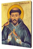Ikony i obrazy sakralne - Ikona świętego Franciszka z Asyżu - miniaturka - grafika 1