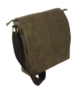 Skórzana Torba JENNIFER JONES Listonoszka Ze Skórzaną Klapką BEŻOWA 4527 32 x 29 x 9 - Torby męskie Skórzana Torba JENNIFER JONES Listonoszka Ze Skórzaną Klapką BEŻOWA 4527 32 x 29 x 9 - Torby męskie - miniaturka - grafika 1