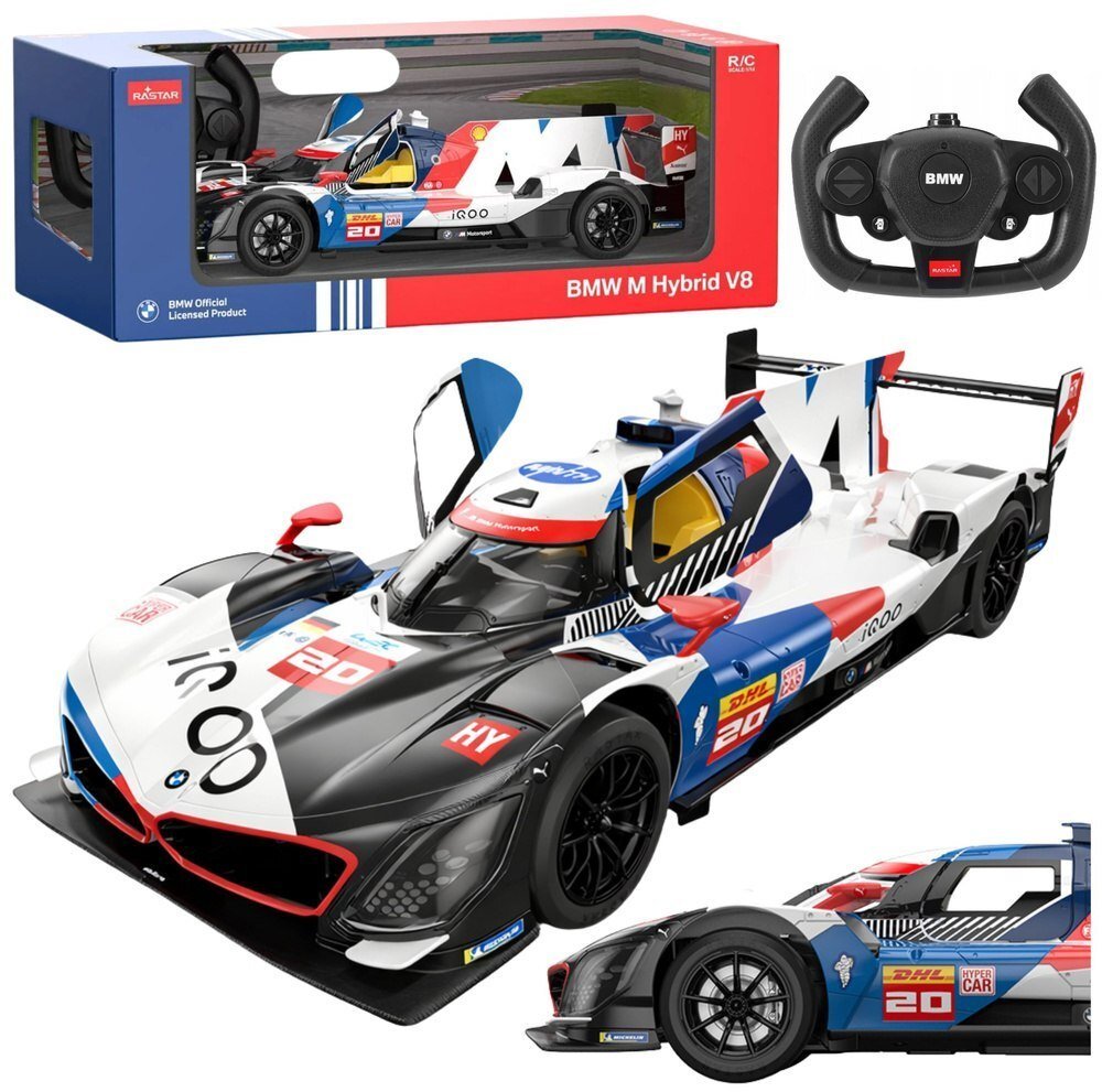 Rastar Auto Wyścigowe BMW M Hybrid V8 Samochód Zdalnie Sterowany RC Rastar 1:14 Rastar