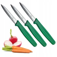 Noże kuchenne - Noz Zestaw Nóż Kuchenny 3x Zielony Noze Karl Hausmann ze Stali Nierdzewnej - miniaturka - grafika 1