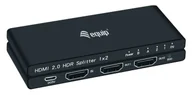 Rozgałęźniki - Equip 332716 rozgałęziacz telewizyjny HDMI 2x HDMI - miniaturka - grafika 1