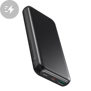 Choetech powerbank 10000mAh 18W QC PD USB / USB C czarny - Powerbanki Choetech powerbank 10000mAh 18W QC PD USB / USB C czarny - Powerbanki - miniaturka - grafika 1