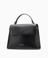 Torebki damskie - PUCCINI Kuferek damski z odpinanym paskiem czarny - miniaturka - grafika 1