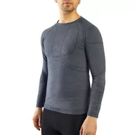 Pozostała odzież narciarska - Viking, Bielizna męska, Lan Man Longsleeve, szara, Rozmiar L - miniaturka - grafika 1