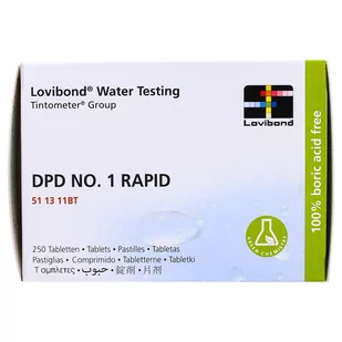 10x tabletki do testera wolnego Chloru DPD1 Rapid - Akcesoria do basenów - miniaturka - grafika 1