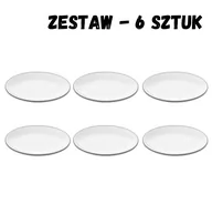 Talerze - WILMAX Talerz biały porcelanowy 20cm -zestaw 6szt  WL-991013/6A - miniaturka - grafika 1