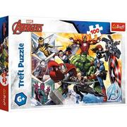 Puzzle - Trefl PAP Puzzle 100 Siła Avengersów Disney Marvel The Avengers 16431 - PAP - miniaturka - grafika 1