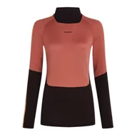 Koszulki i topy damskie - Koszulka damska Icebreaker Merino 200 Oasis Sonebula LS High Neck Bitterswee/Cedar/Felds/Cb L - miniaturka - grafika 1