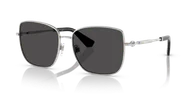 Okulary przeciwsłoneczne - Okulary Przeciwsłoneczne Burberry BE 3158 Silver - miniaturka - grafika 1