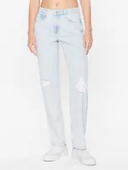 Spodnie damskie - ONLY Jeansy 15281259 Błękitny Straight Fit - miniaturka - grafika 1