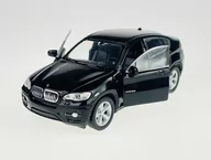 Samochody i pojazdy dla dzieci - Welly Bmw X6 E71 / E72 Czarny 1:34 Samochód Nowy Metalowy Model - miniaturka - grafika 1