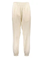 Spodnie sportowe damskie - adidas Spodnie dresowe w kolorze beżowym - miniaturka - grafika 1