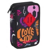 Piórniki - CoolPack Podwójny piórnik z wyposażeniem Jumper 2 Emotions A442 - miniaturka - grafika 1