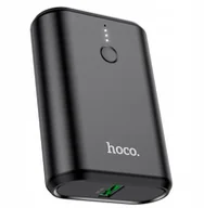 Powerbanki - Powerbank Hoco Bateria zewnętrzna POWER BANK 10 000mAh QC Fast Charge Typ C PD20W + USB QC3.0 Q3 czarny - miniaturka - grafika 1