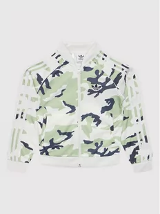 Adidas Bluza Camo Sst Track HF7448 Zielony Regular Fit - Odzież sportowa dziecięca - miniaturka - grafika 1
