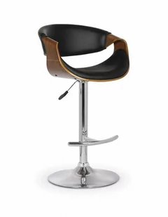 hoker Halmar H100 orzechowy czarny  - Taborety i hokery - miniaturka - grafika 1