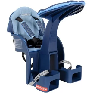 WeeRide Wee-Ride SafeFront Deluxe Denim fotelik dziecięcy z przodu, niebieski 98200E - Foteliki rowerowe - miniaturka - grafika 1