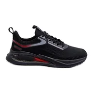 Buty sportowe męskie - Buty Sportowe Męskie HI-POLY System Big Star NN174373 Czarne - miniaturka - grafika 1