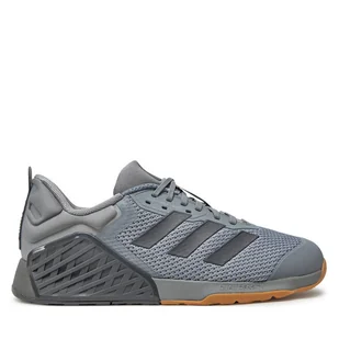 Buty na siłownię adidas Dropset 3 ID8627 Szary - Sneakersy męskie - miniaturka - grafika 1