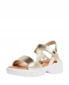 Sandały damskie - Guess Sandałki Dziewczęce Z Zapięciem Na Pasek Złote 28 Gpa - GUESS - miniaturka - grafika 1