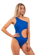Stroje kąpielowe - Strój kąpielowy Nebbia  One Shoulder Asymmetrical Monokini 459 Blue M - miniaturka - grafika 1