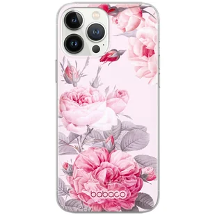 Etui do Apple IPHONE 7 PLUS/ 8 PLUS Kwiaty 050 Babaco Nadruk pełny Różowy - Etui i futerały do telefonów - miniaturka - grafika 1