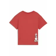 Odzież sportowa dziecięca - Dziecięca luźna koszulka PUMA x HELLO KITTY AND FRIENDS z grafiką PUMA Red Fire - miniaturka - grafika 1