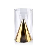 Świeczniki - Świecznik 12 x 12 x 20 cm RITA GOLD - miniaturka - grafika 1